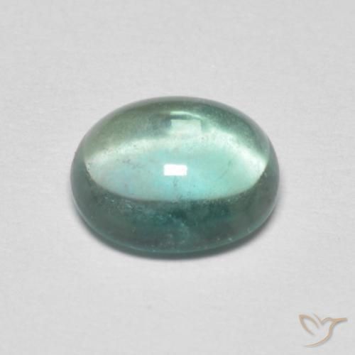 9,17 ctw natürlicher Blasses Grün Fluorit, Oval, Transparent