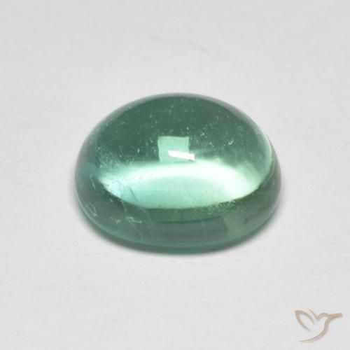 9,17 ctw natürlicher Kühles Grün Fluorit, Oval, Transparent