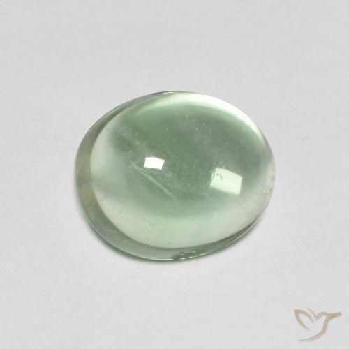 9,17 ctw natürlicher hellgrün Fluorit, Oval, Transparent