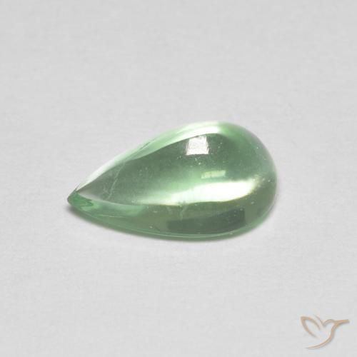 9,17 ctw natürlicher Helle Minze Fluorit, Birnenform, Transparent