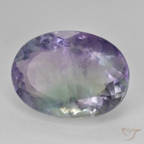 9,17 ctw natürlicher Mehrfarbig Fluorit, Oval, SI