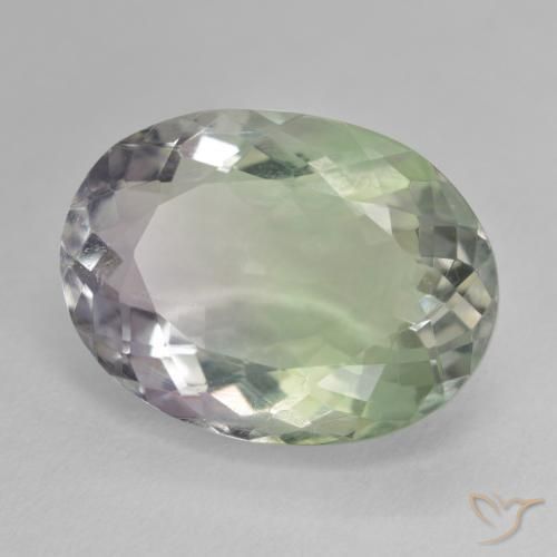 9,17 ctw natürlicher Mehrfarbig Fluorit, Oval, VS