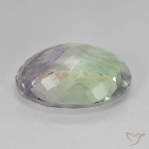 9,17 ctw natürlicher Mehrfarbig Fluorit, Oval, VS