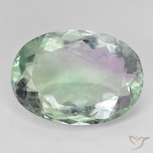 28.28ct Natürlicher Mehrfarbig Fluorit, Oval, SI