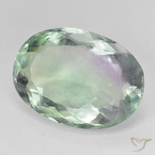 9,17 ctw natürlicher Mehrfarbig Fluorit, Oval, SI