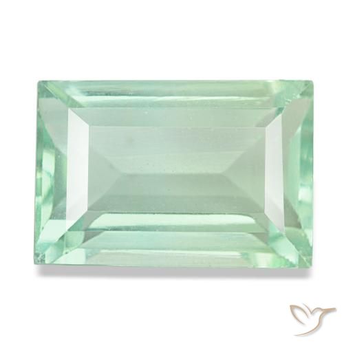 8.77ct Grüner Fluorit, Baguette, VS