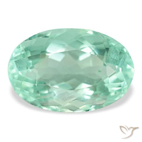 9.72ct Türkiser Fluorit, Oval, VVS-VS