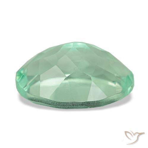 4,20 ctw natürlicher grüner Fluorit, Oval Schliff, VS