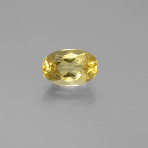 1,45 ctw natürlicher gelber Goldberyll, Oval Schliff, VVS