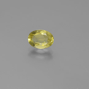 0,74 ctw natürlicher gelber Goldberyll, Oval Schliff, VS