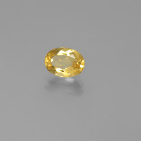 0,82 ctw natürlicher gelber Goldberyll, Oval Schliff, VVS-VS