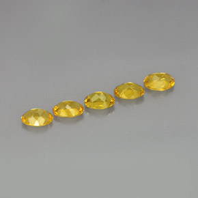  ct natürliche gelber Goldberyll-Edelsteine, Oval Schliff, VVS