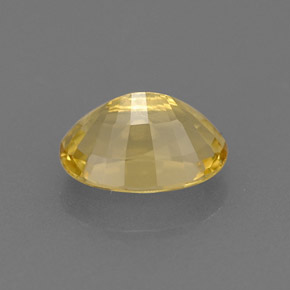 0,83 ctw natürlicher gelber Goldberyll, Oval Schliff, VS