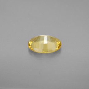 0,93 ctw natürlicher gelber Goldberyll, Oval Schliff, VVS
