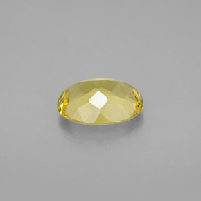 1,51 ctw natürlicher gelber Goldberyll, Oval Schliff, VVS