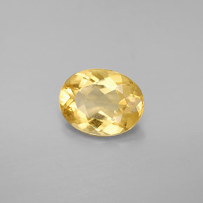 1,47 ctw natürlicher gelber Goldberyll, Oval Schliff, VS