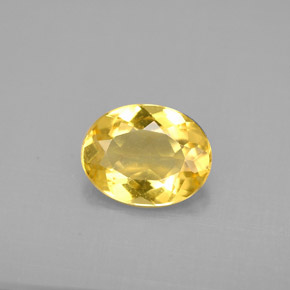 1,48 ctw natürlicher gelber Goldberyll, Oval Schliff, VS