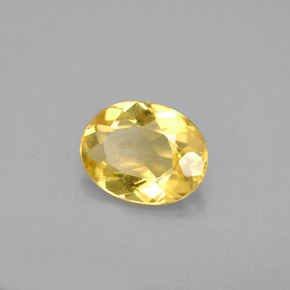 1,48 ctw natürlicher gelber Goldberyll, Oval Schliff, VS