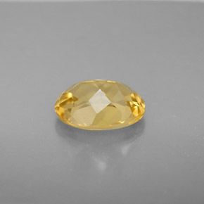 1,63 ctw natürlicher gelber Goldberyll, Oval Schliff, VS