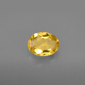 1,08 ctw natürlicher gelber Goldberyll, Oval Schliff, VS