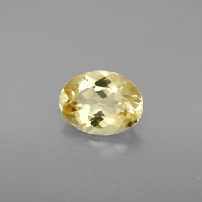 0,99 ctw natürlicher gelber Goldberyll, Oval Schliff, VVS
