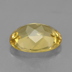 1,53 ctw natürlicher gelber Goldberyll, Oval Schliff, VVS