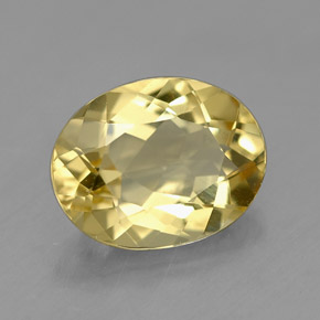 1,47 ctw natürlicher gelber Goldberyll, Oval Schliff, VVS