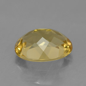 1,49 ctw natürlicher gelber Goldberyll, Oval Schliff, VS