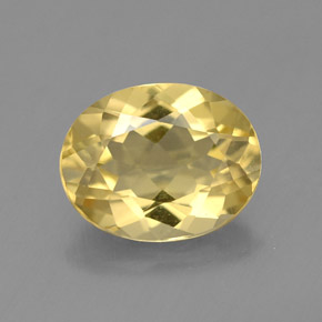1,46 ctw natürlicher gelber Goldberyll, Oval Schliff, VVS-VS