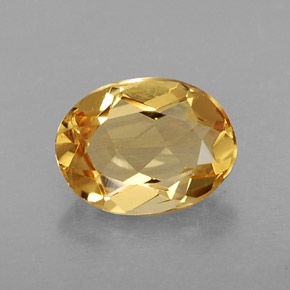 0,99 ctw natürlicher gelber Goldberyll, Oval Schliff, VVS-VS