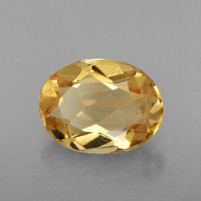 0,99 ctw natürlicher gelber Goldberyll, Oval Schliff, VVS-VS