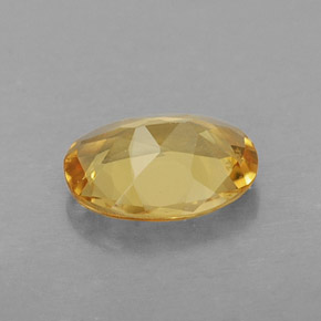 0,81 ctw natürlicher gelber Goldberyll, Oval Schliff, VVS-VS