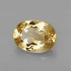 1,08 ctw natürlicher gelber Goldberyll, Oval Schliff, VS