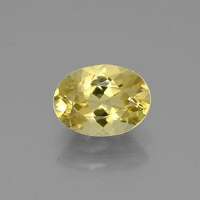 1,03 ctw natürlicher gelber Goldberyll, Oval Schliff, VS