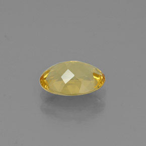 0,89 ctw natürlicher gelber Goldberyll, Oval Schliff, VVS