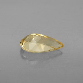 2,79 ctw natürlicher goldener Goldberyll, Birnenform, VS-SI