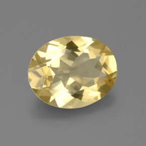 2,86 ctw natürlicher gelber Goldberyll, Oval Schliff, VS