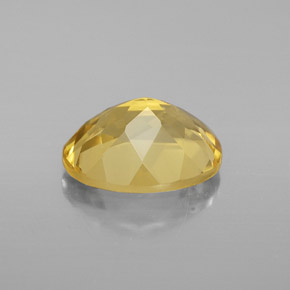 2,42 ctw natürlicher gelber Goldberyll, Oval Schliff, VS