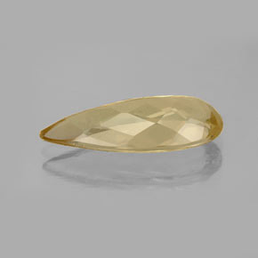 9,17 ctw natürlicher Gelb Goldener Beryll, Birnenform, VS-SI