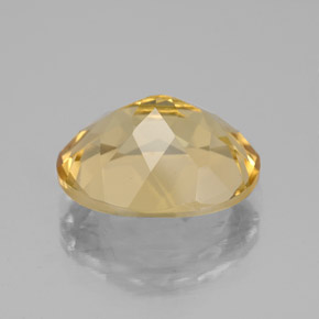 4,17 ctw natürlicher gelber Goldberyll, Oval Schliff, VS