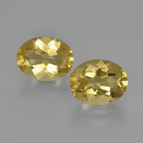 3.67 ct natürliche Helles Gold-Gelb Goldener Beryll-Edelsteine, Oval Schliff, VS