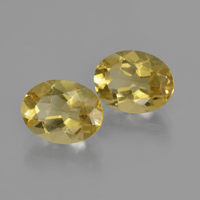 3.67 ct natürliche Helles Gold-Gelb Goldener Beryll-Edelsteine, Oval Schliff, VS
