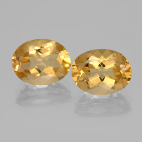 3.67 ct natürliche Orange-Gold Goldener Beryll-Edelsteine, Oval Schliff, VVS-VS