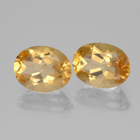 3.67 ct natürliche Orange-Gold Goldener Beryll-Edelsteine, Oval Schliff, VVS-VS
