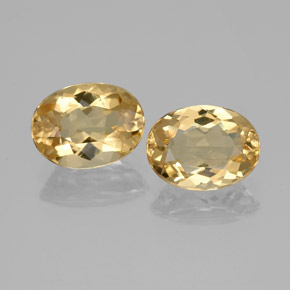  ct natürliche gelber Goldberyll-Edelsteine, Oval Schliff, VS