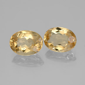  ct natürliche gelber Goldberyll-Edelsteine, Oval Schliff, VS