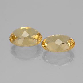  ct natürliche gelber Goldberyll-Edelsteine, Oval Schliff, VS