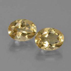 3,69 ct natürliche goldener Goldberyll-Edelsteine, Oval Schliff, VVS