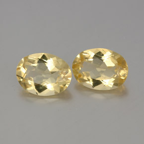  ct natürliche gelber Goldberyll-Edelsteine, Oval Schliff, VVS