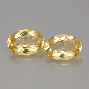 3.08 ct natürliche Gelb Goldener Beryll-Edelsteine, Oval Schliff, VVS